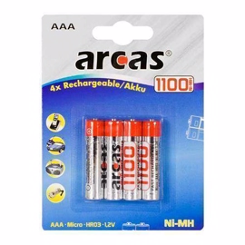 Arcas Genopladelige batterier AAA 